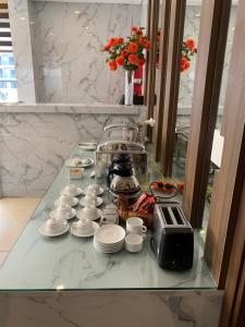 Kuhinja ili čajna kuhinja u objektu Rosarian Hotel