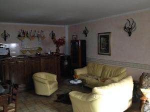 Prostor za sedenje u objektu Albergo Andromeda