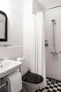 Koupelna v ubytování Helenekilde Badehotel