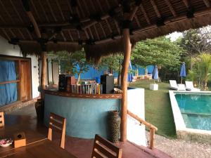 Bazén v ubytování Blue Monkey Retreat Areguling Lombok nebo v jeho okolí