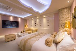 Voodi või voodid majutusasutuse HOTEL Dior7 toas