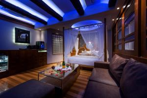 Voodi või voodid majutusasutuse HOTEL Dior7 toas