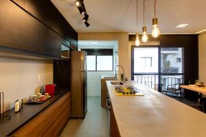 Кухня или мини-кухня в Multihouse - Moderno Apartamento Vila Olímpia
