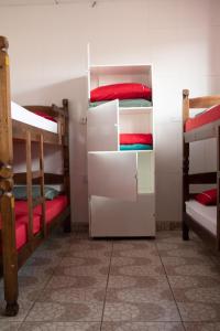 Hostel Calábria na Vila Madalena junto a alegria da Vila emeletes ágyai egy szobában