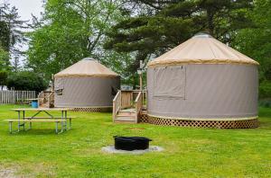 Zahrada ubytování Long beach Camping Resort Yurt 9