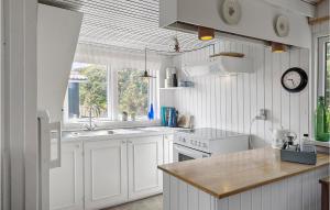 Η κουζίνα ή μικρή κουζίνα στο Beautiful Home In Ulfborg With Kitchen