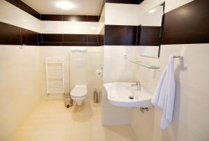 Uma casa de banho em Hotel Lučivná