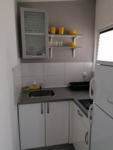 A cozinha ou cozinha compacta de Fjaka Camp