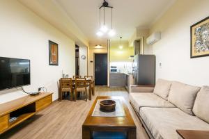 Μια τηλεόραση ή/και κέντρο ψυχαγωγίας στο Besel Apartments