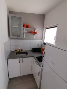 A cozinha ou cozinha compacta de Fjaka Camp