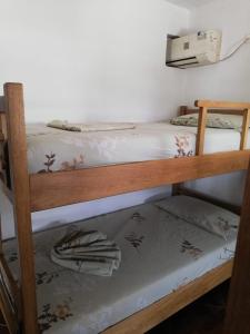 Bunk bed o mga bunk bed sa kuwarto sa Casa Madrigueña