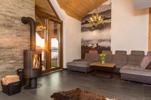 Posezení v ubytování udanypobyt Apartamenty Czorsztyn Panorama
