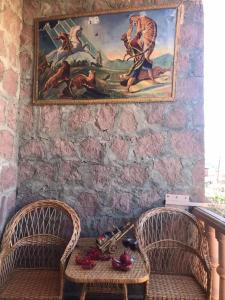 Posezení v ubytování Max Hotel Gogi Alibegashvili