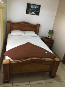 Letto o letti in una camera di Hospedaje Yaldai