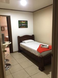 Letto o letti in una camera di Hospedaje Yaldai
