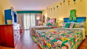 Cama ou camas em um quarto em Bourbon Thermas Eco Resort Cataratas do Iguacu