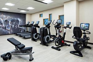Fitness centrum a/nebo fitness zařízení v ubytování Hyatt Place Grand Rapids Downtown