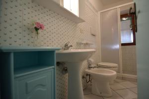 Koupelna v ubytování Il Mirto