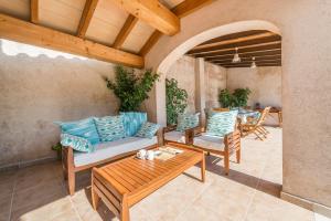 A seating area at Finca Coster