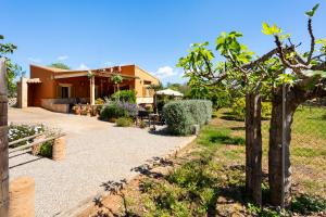 a house with a garden in front of it at Sa Caseta in Llubí