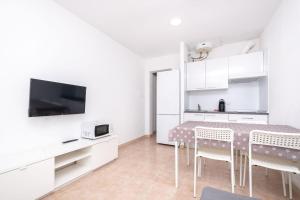 Zonă de luat masa în acest apartament