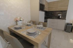 Köök või kööginurk majutusasutuses Apartmány ROSE Mikulov