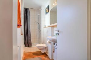 Koupelna v ubytování Ferienwohnung Oestreich + 12 fotografií