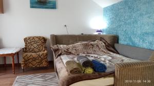 Część wypoczynkowa w obiekcie Apartament w domu na wsi
