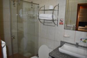 Koupelna v ubytování Hotel La Laguna Galapagos