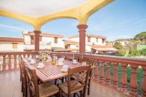 A balcony or terrace at Casa Albina