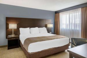 Postel nebo postele na pokoji v ubytování Quality Inn & Suites