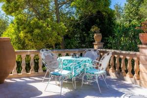 Ein Balkon oder eine Terrasse in der Unterkunft Santa María
