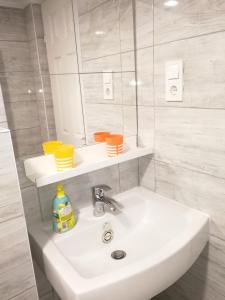 Kúpeľňa v ubytovaní White Rose apartment