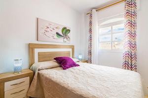 Posteľ alebo postele v izbe v ubytovaní Apartamento en Vejer