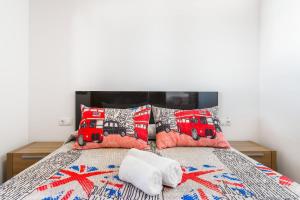 Posteľ alebo postele v izbe v ubytovaní Casa Hefestión