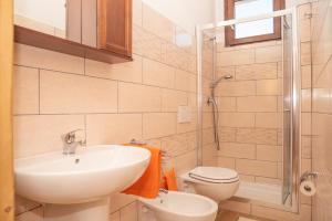 A bathroom at Casa Albina