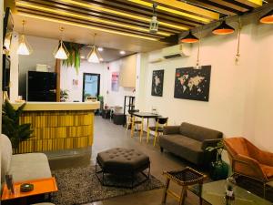 Posezení v ubytování Daraya Hostel