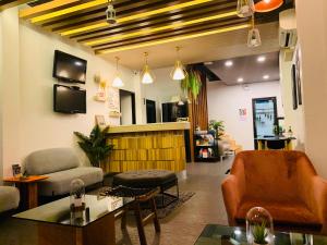 TV a/nebo společenská místnost v ubytování Daraya Hostel