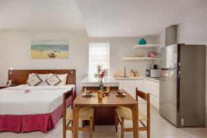 Nhà bếp/bếp nhỏ tại Sen Boutique Hotel