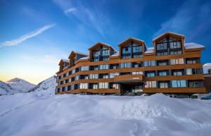 New Gudauri Residences during the winter