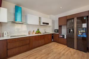Nhà bếp/bếp nhỏ tại Sen Boutique Hotel