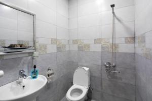 Bilik mandi di Guesthouse and Cottage Nicolo