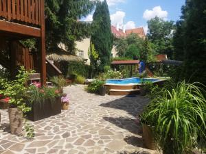 Bazén v ubytování Apartmány Aranka nebo v jeho okolí