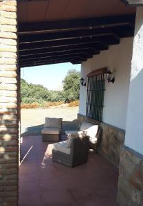 A seating area at Las Casitas de los Cano