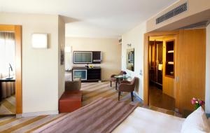 TV a/nebo společenská místnost v ubytování Point Hotel Taksim