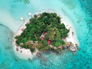 eine Insel mitten im Ozean in der Unterkunft Dayon Hostel in Coron + 31 Fotos