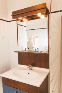 Ett badrum på Terres de France - Appart'Hôtel La Roche-Posay