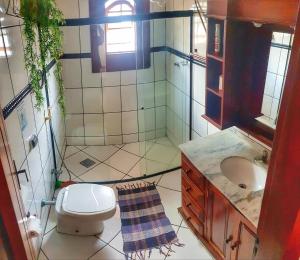 Koupelna v ubytování Casarão Paraty