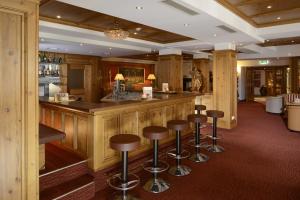 Lounge alebo bar v ubytovaní Hotel Alte Post