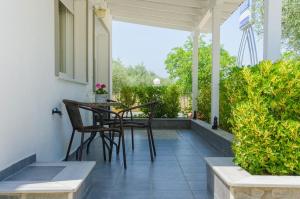 Balkón nebo terasa v ubytování Olivera Apartments